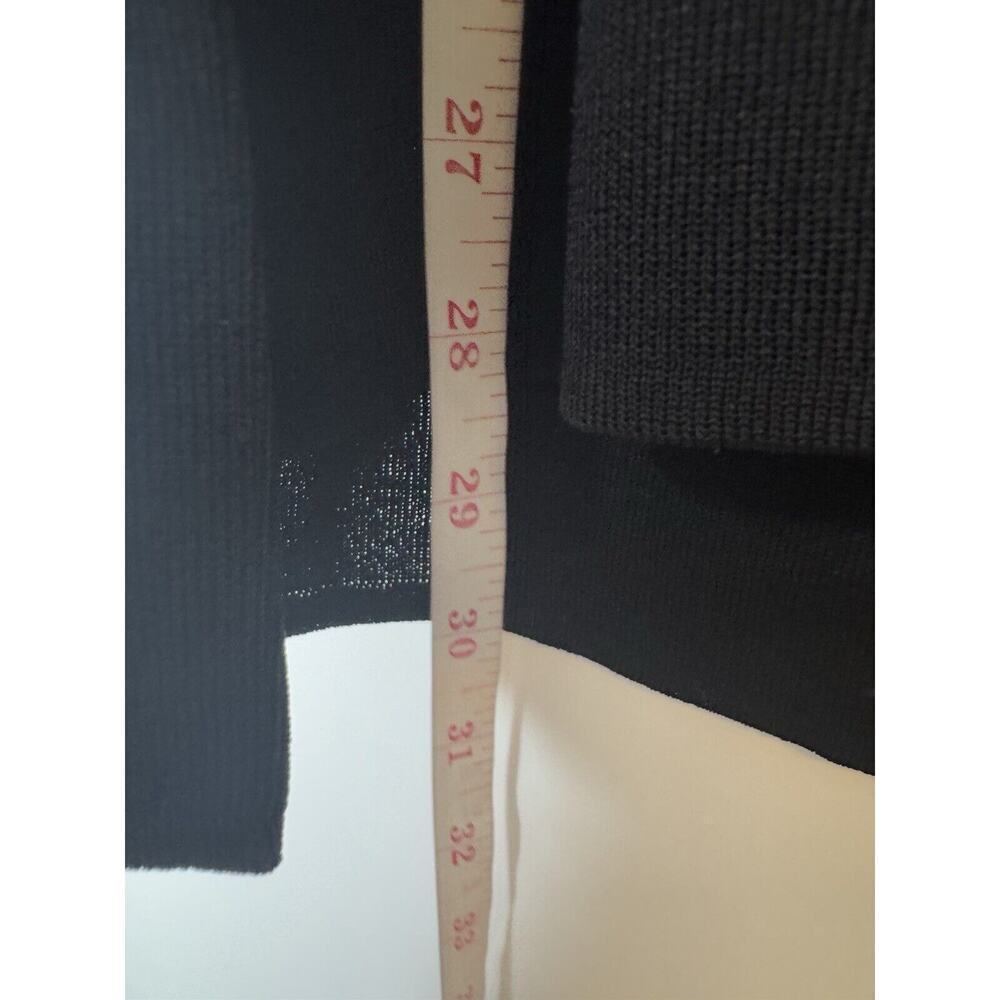 Exclusively Misook Pink Black Color Block Button Cardigan Size Large Acrylic - Picture 6 of 9